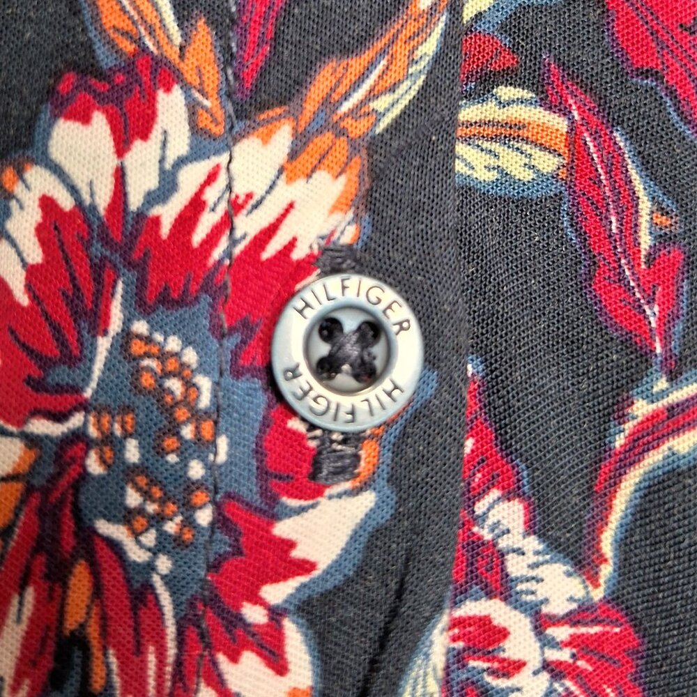 Tommy Hilfiger button-front dress, navy floral print - Picture 5 of 12